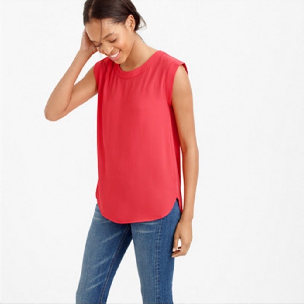 Jcrew drapey muscle tank/blouse